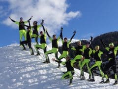 Fortbildung der Skating Schule Scherrer in Livigno mit Olympiacoach Johannes Lukas